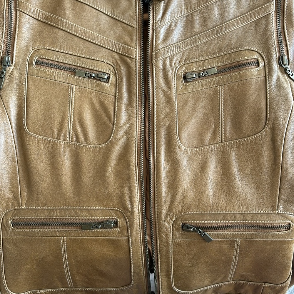 Vintage Leather motorcycle jacket - Picture 3 of 6